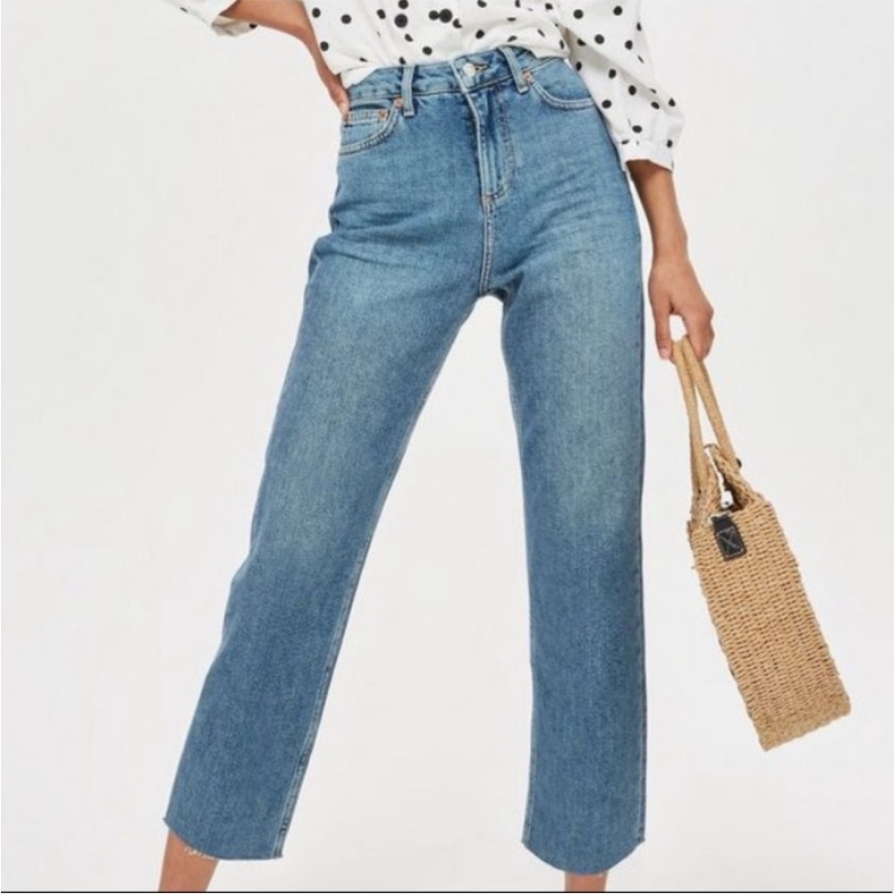 Topshop Moto Straight Leg Jeans